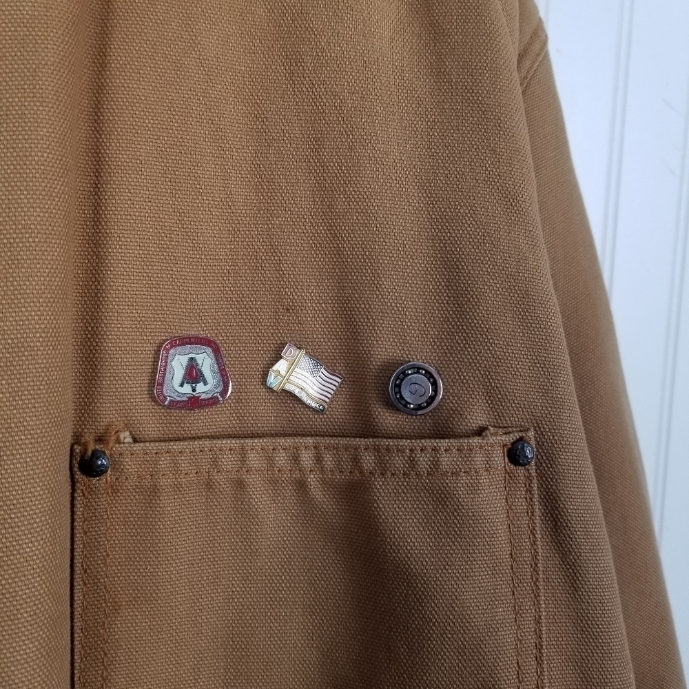 VTG Barn Field Coat Canvas Quilt Lined Made USA XXXL Winter Guide Gear Hunting - Picture 13 of 16